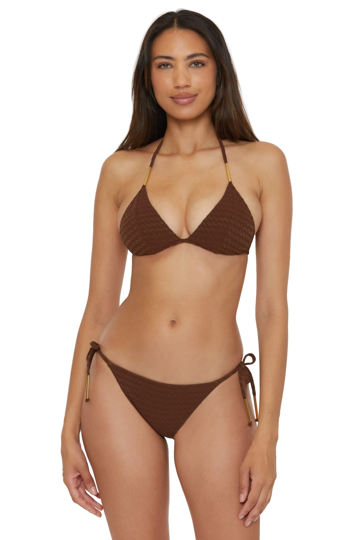 TOTEM Glimmer Triangle Bikini Top image number 1