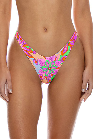 MULTI Reversible High Leg Brazilian Bikini Bottom