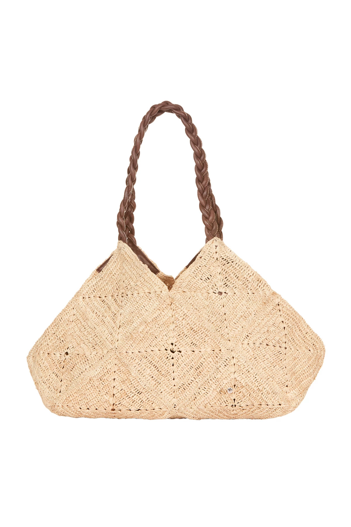 NATURAL Foggia Raffia Tote image number 1