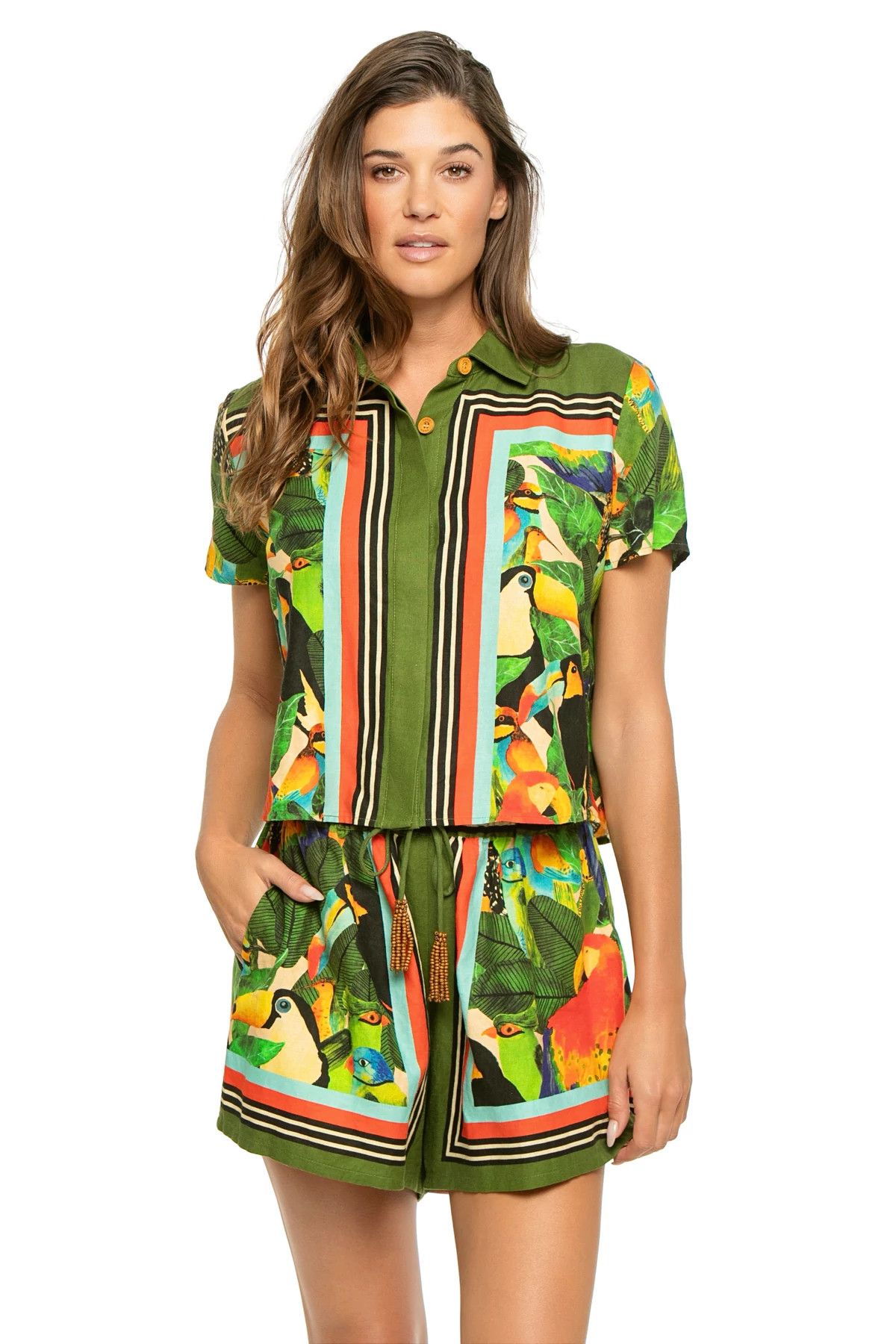 BIRD LEAVES SAND Bird Leaves Top image number 1