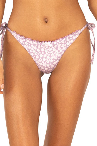 LILAC FIELDS FOREVER Thin Tie Side Hipster Bikini Bottom