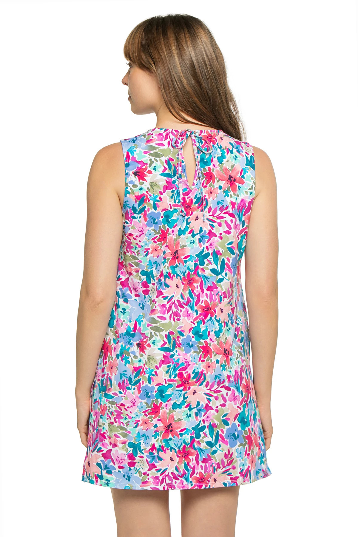 DUSTY LUPINE Split Neck Romper image number 2