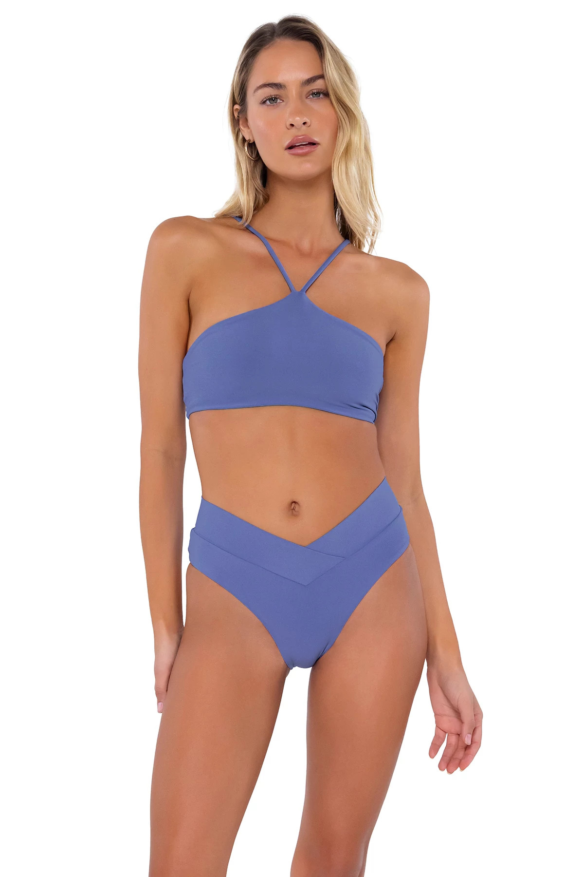 BLUE IRIS Roya Bralette Bikini Top image number 1
