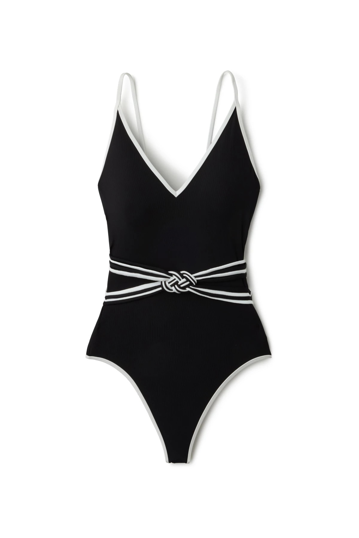 BLACK Triumph Ribbed One Piece Swimsuit image number 3