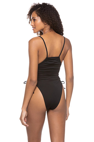 BLACK Monterey Ruched One Piece Swimsuit