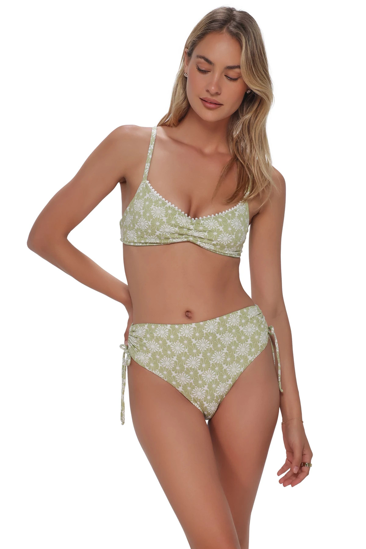 CACTUS FLOWER Pom Pom Sylvia Bralette Bikini To image number 1