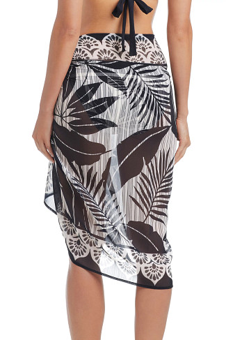 BLACK Island Time Chiffon Pareo