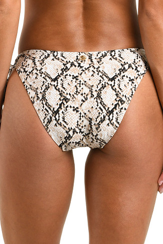 MULTI Snake Print Tie Side Bikini Bottom