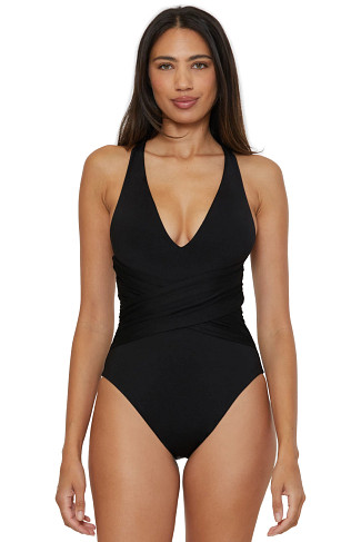BLACK Monaco Plunge One Piece Swimsuit