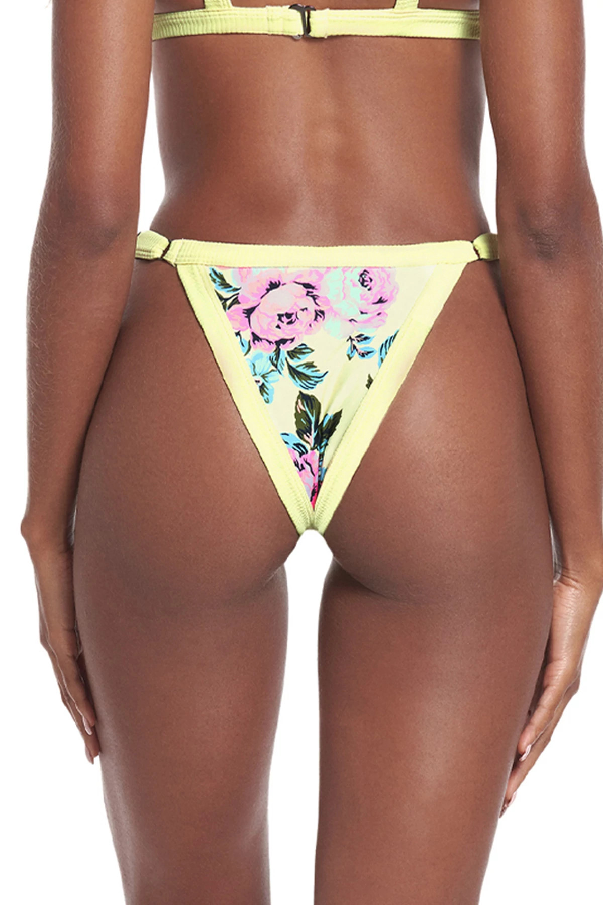 YELLOW Lolita Reversible Brazilian Bikini Bottom image number 3
