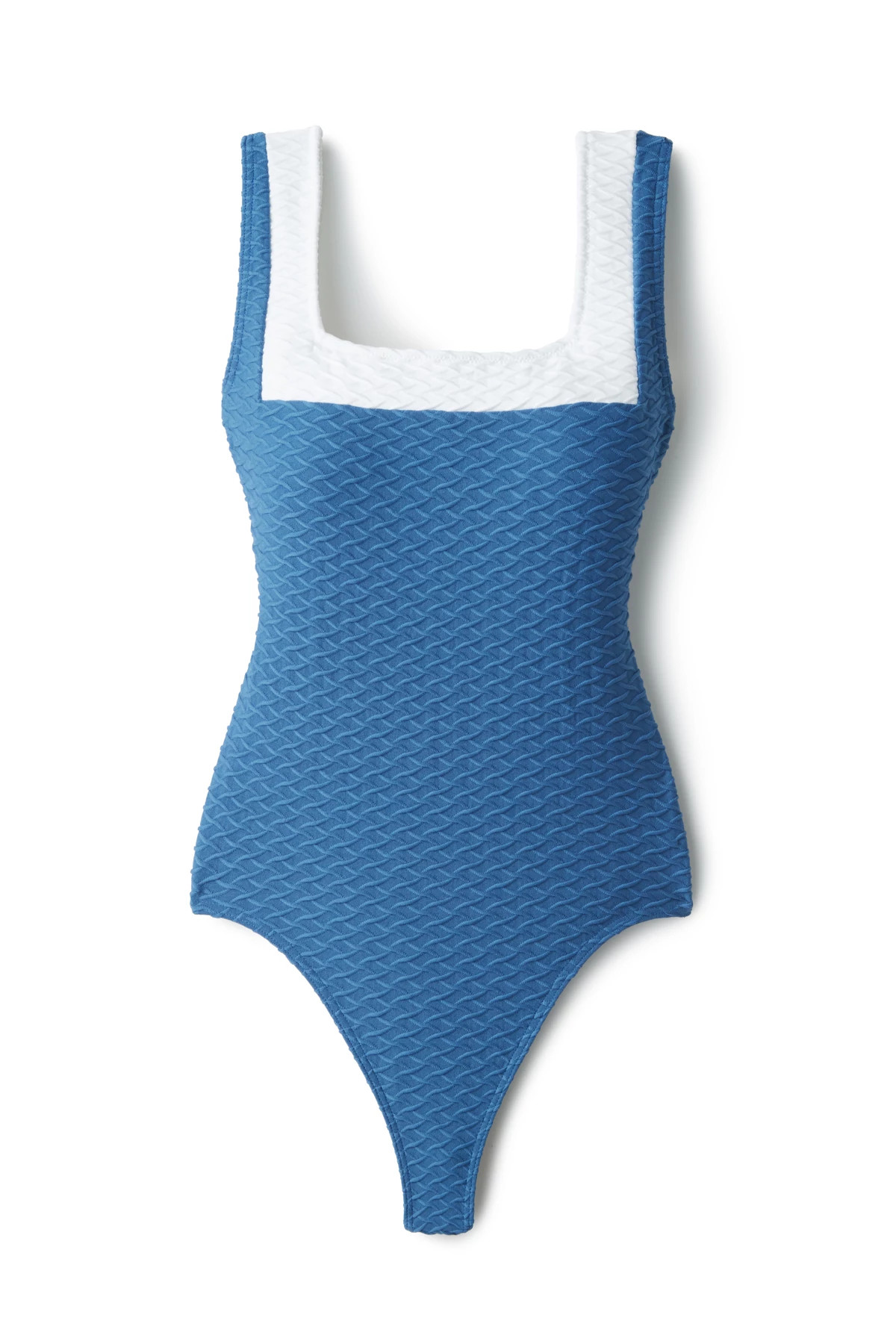 LINEN Textured One Piece Swimsuit image number 4