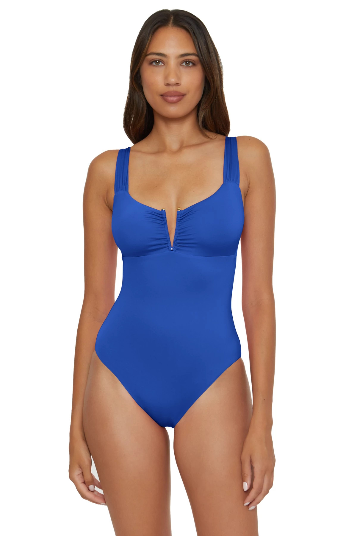 OCEAN Viviana V-Front One Piece Swimsuit image number 1