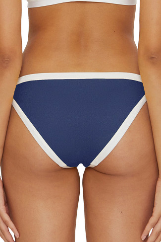 NAVY Courtside Banded Tie Bikini Bottom