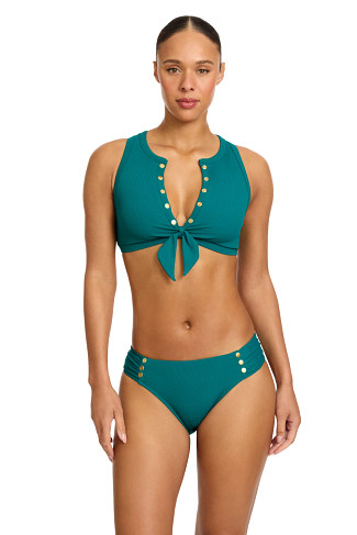 CERULEAN Amy High Neck Bikini Top