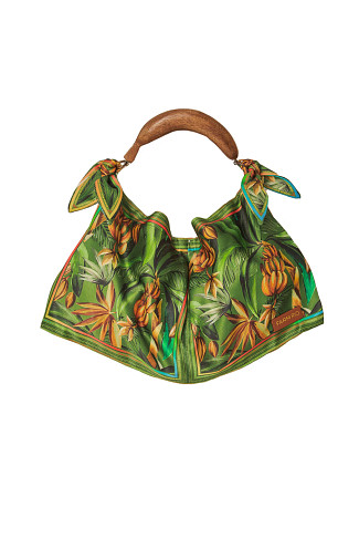BANANART GREEN Banana Scarf Handbag