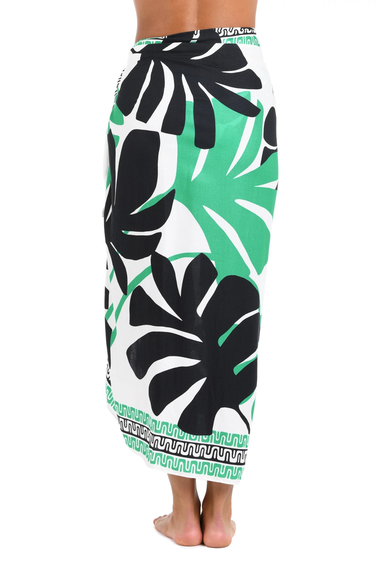 MULTI Monstera Convertible Sarong image number 4