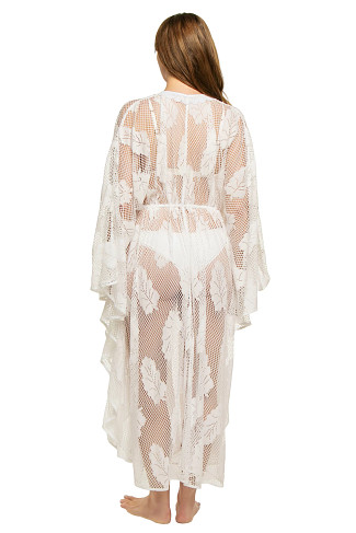 WHITE Kristen Long Sleeve Kimono