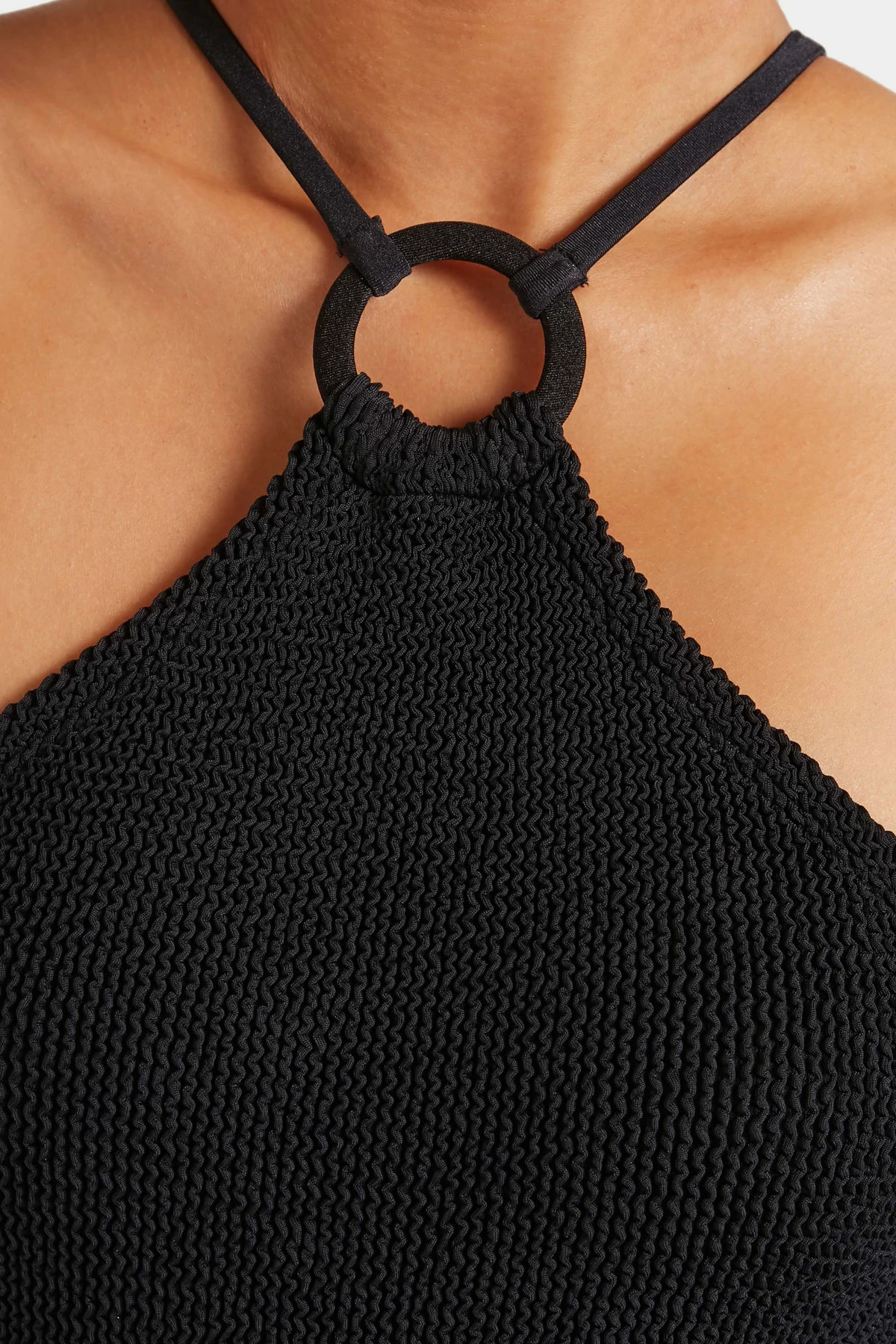 BLACK Jasmine High Neck One Piece Swimsuit image number 3