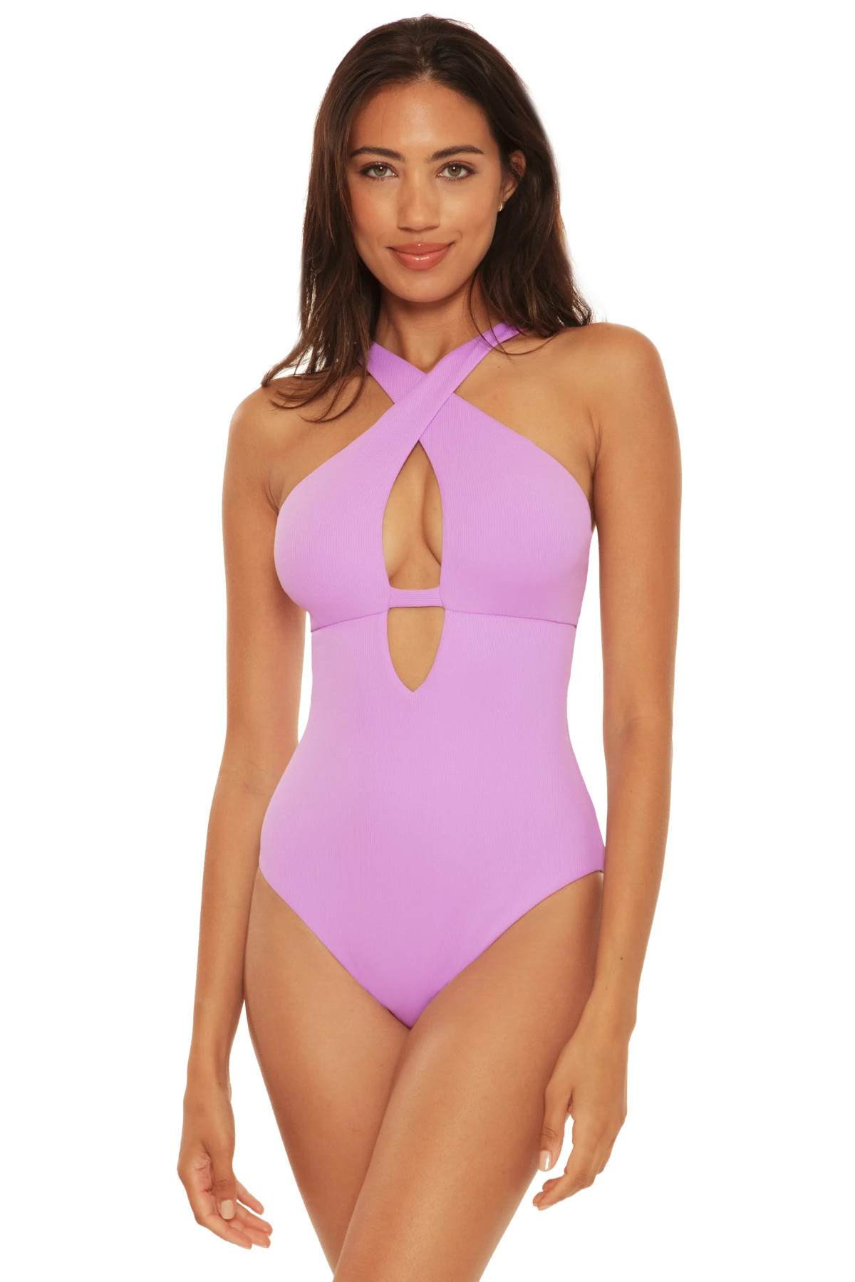 ORCHID Tessa High Neck One Piece Swimsuit image number 1