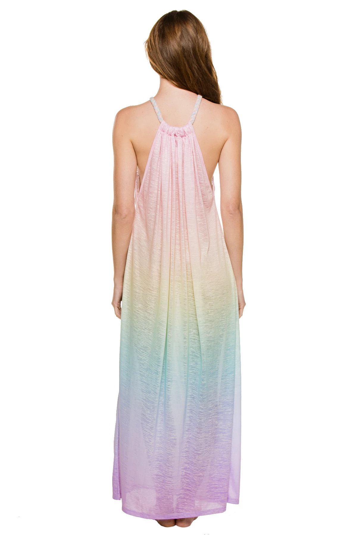 PASTEL Aegean Ombre Rainbow Maxi Dress image number 2