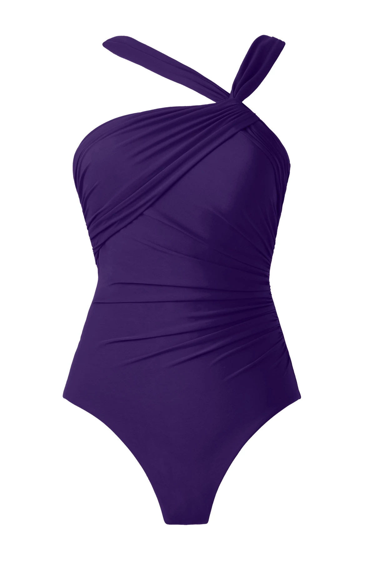 MULBERRY Rock Solid Europa Asymmetrical One Piece Swimsuit  image number 5