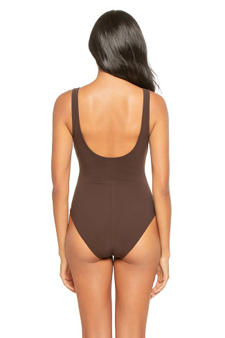 CHOCOLATE Twist One Piece Swimsuit (D Cup)