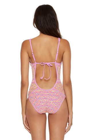 ORCHID Show & Tell Plunge One Piece Swimsuit