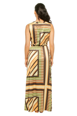 GEO SCARF FS022 Anabella Maxi Dress