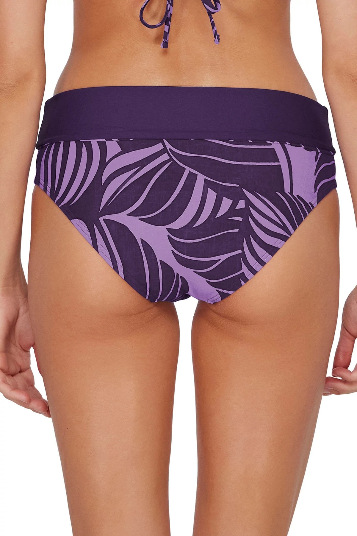 MYSTIC PALMS Capri High Waist Bikini Bottom image number 3