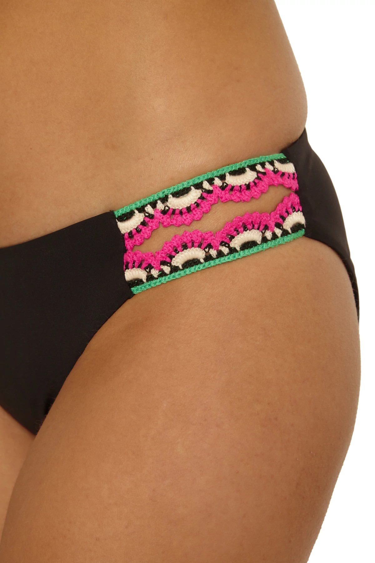 BLACK Malaga Hipster Bikini Bottom image number 5