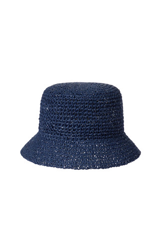 NAVY/SILVER Golden Coast Bucket Hat