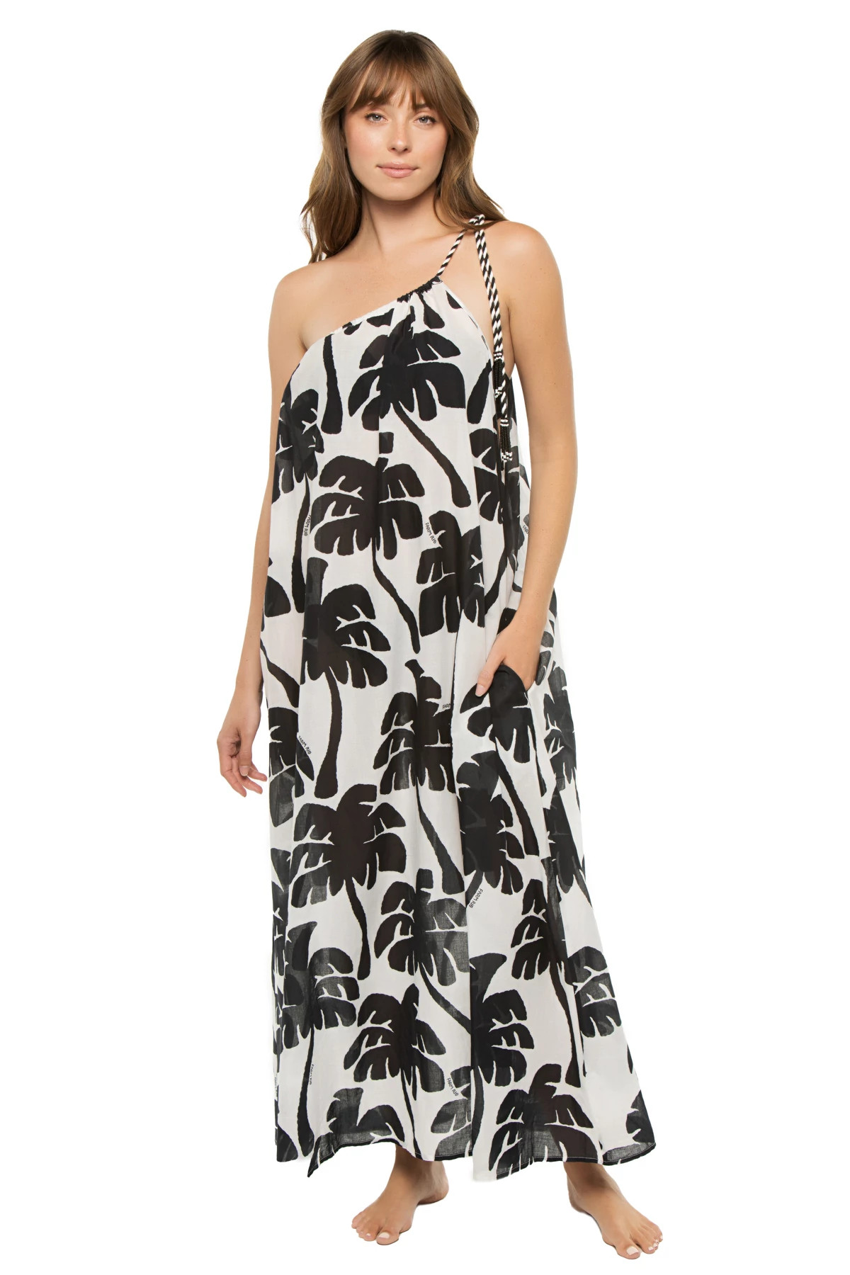 COCONUT Asymmetrical Maxi Dress image number 1