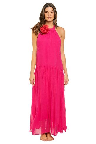 PINK High Neck Maxi Dress