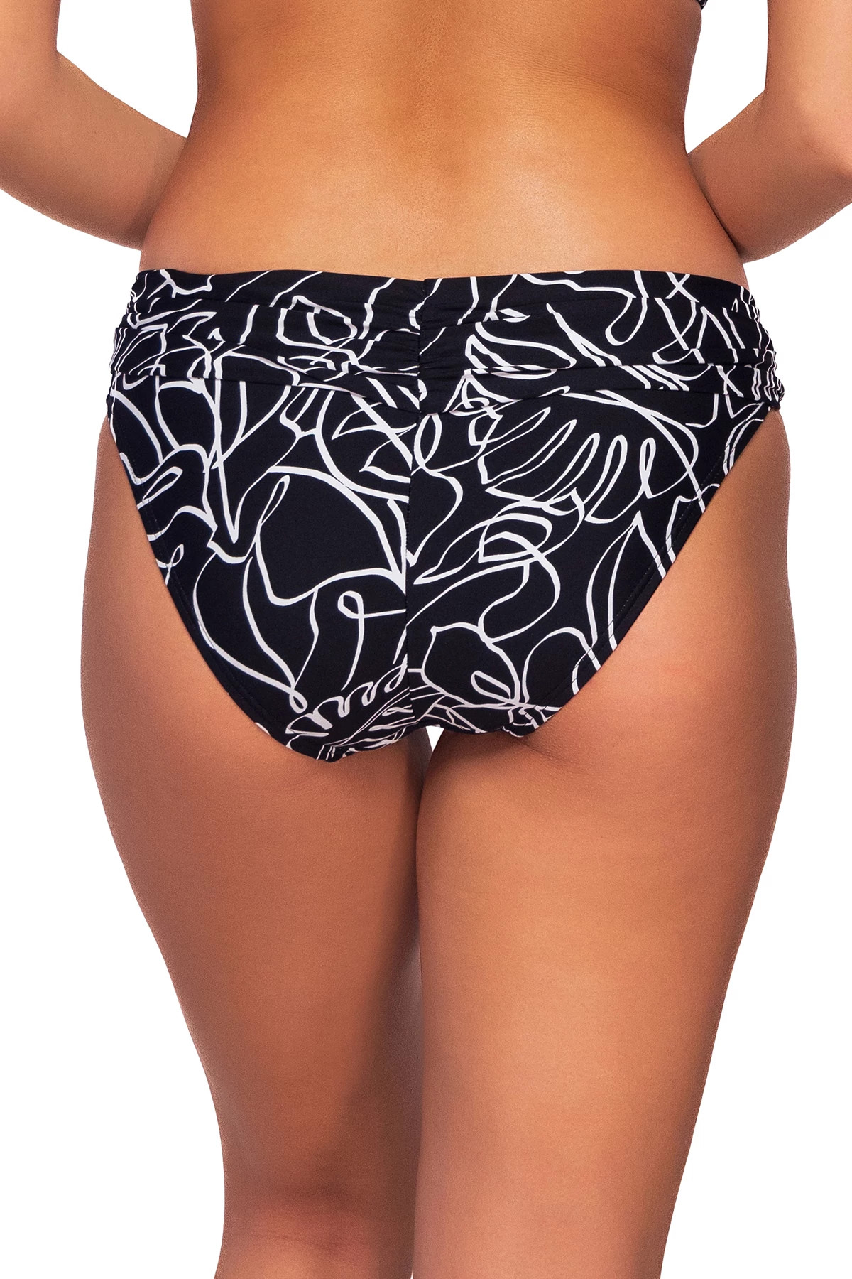 LOST PALMS Unforgettable Banded Hipster Bikini Bottom image number 2