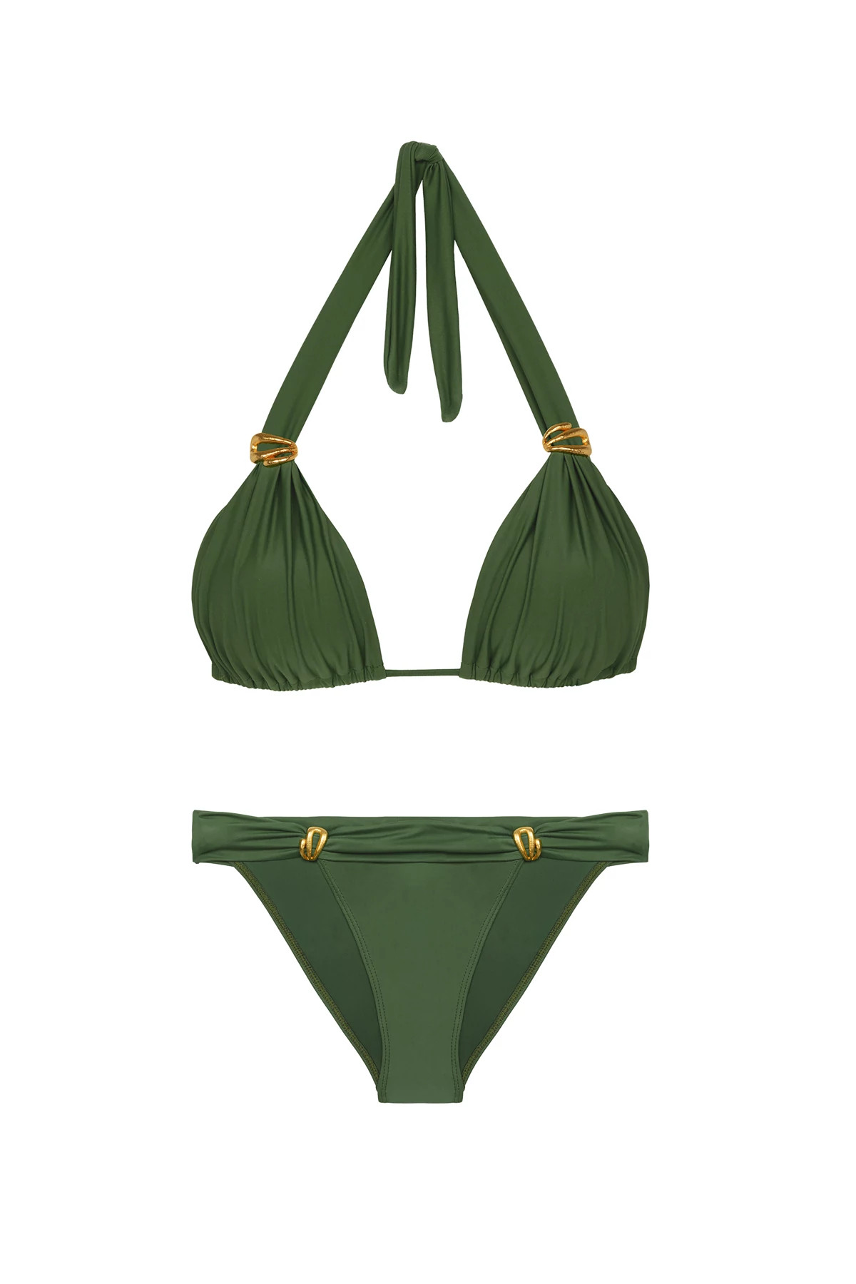 FREE BIRD Bia Ruched Side Hipster Bikini Bottom image number 3