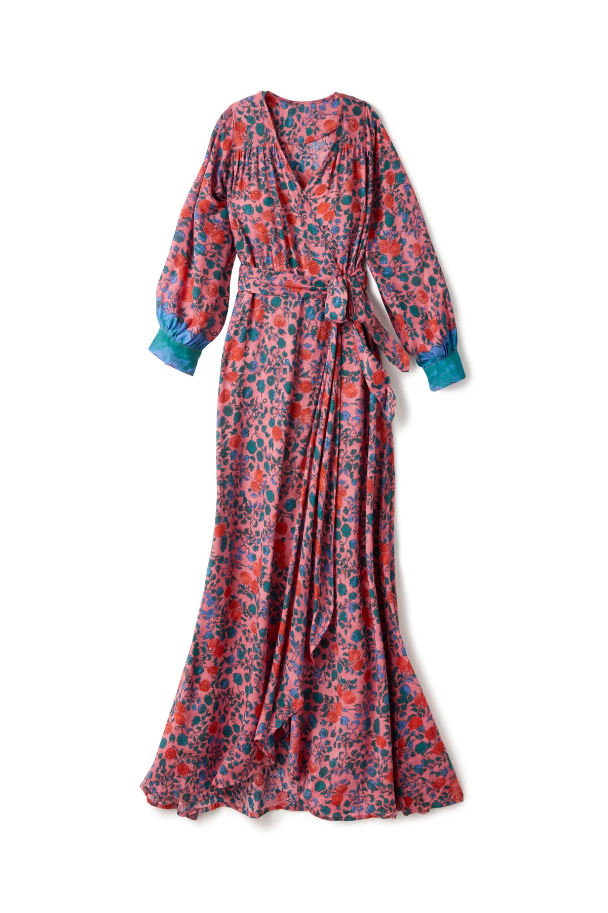 ROSE BANDANA Kate Wrap Maxi Dress image number 3