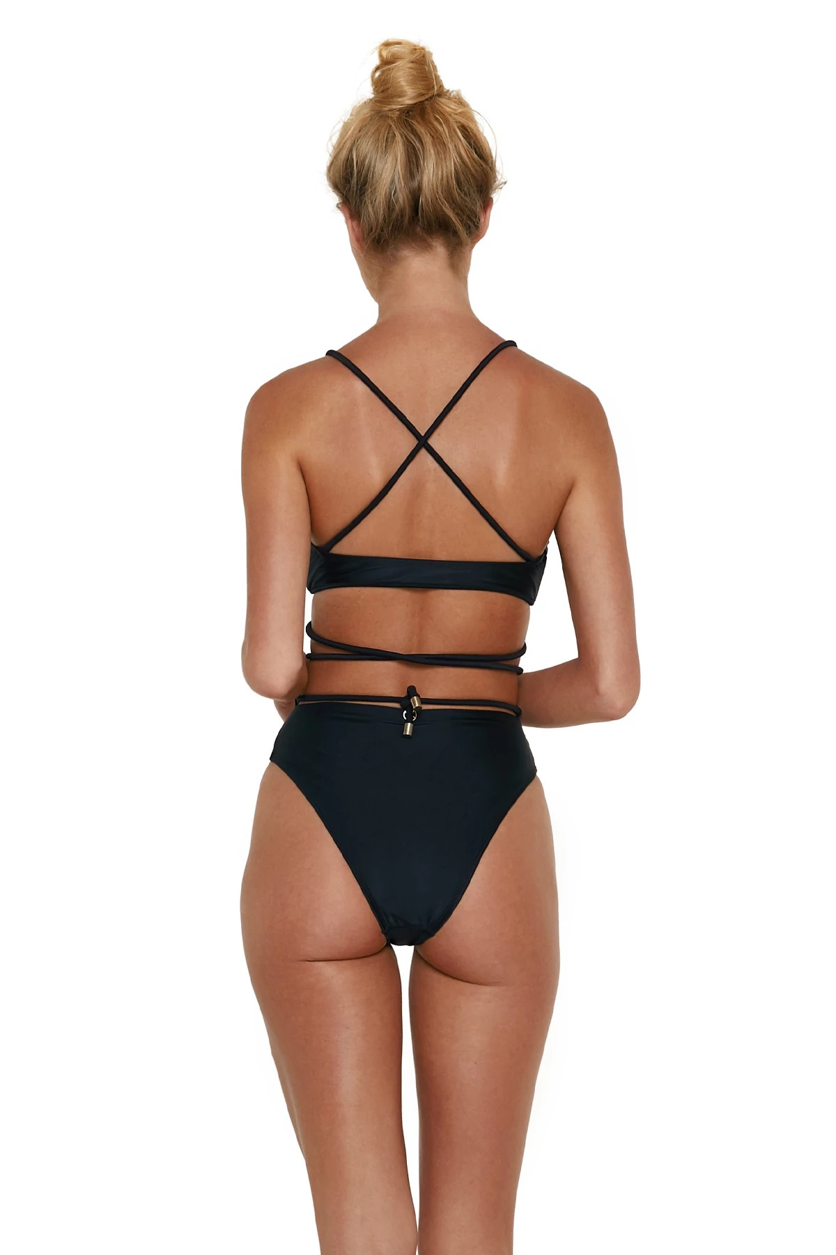 BLACK Lila Convertible Monokini Swimsuit image number 2