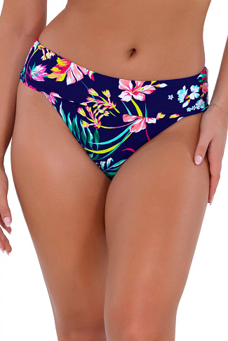 ISLAND GETAWAY Hannah High Waist Banded Bikini Bottom