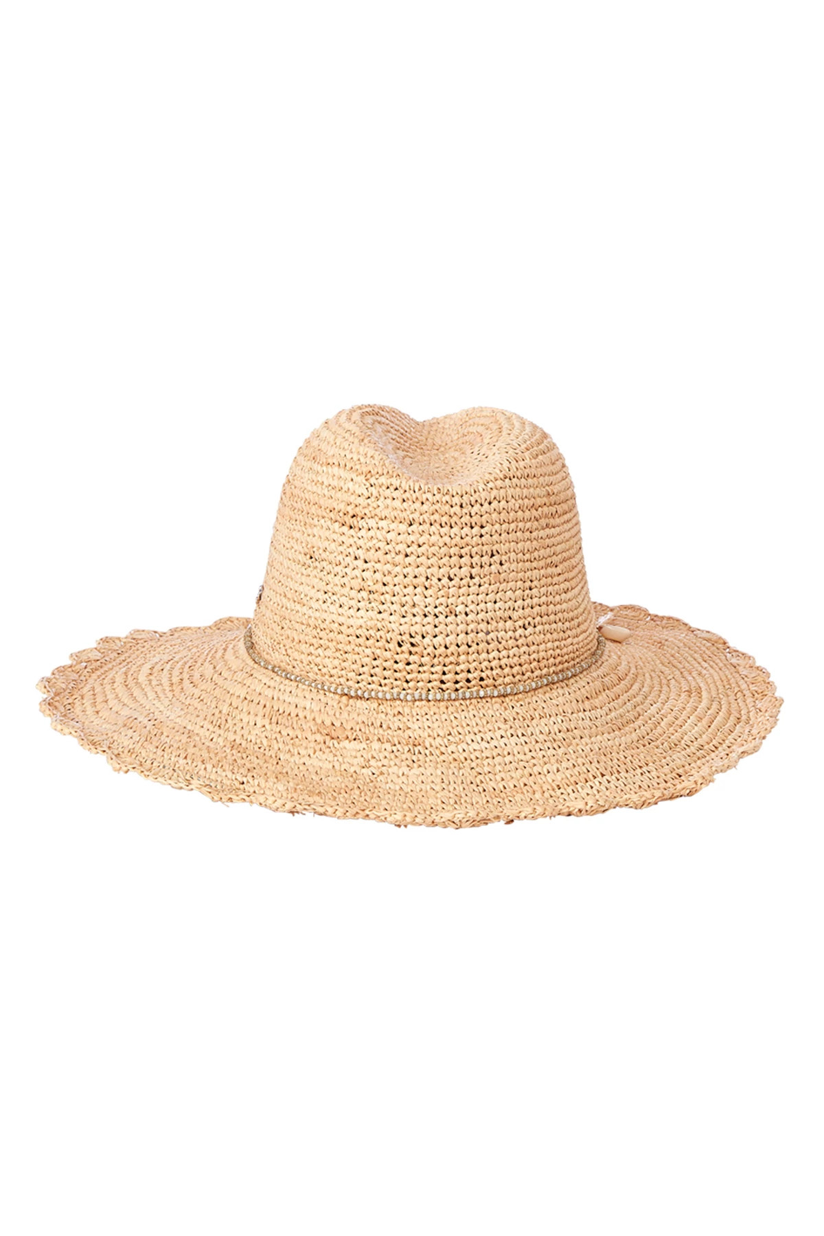 NATURAL Adelee Panama Hat image number 1