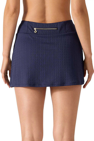 MARE NAVY Cable Beach Banded Swim Skort