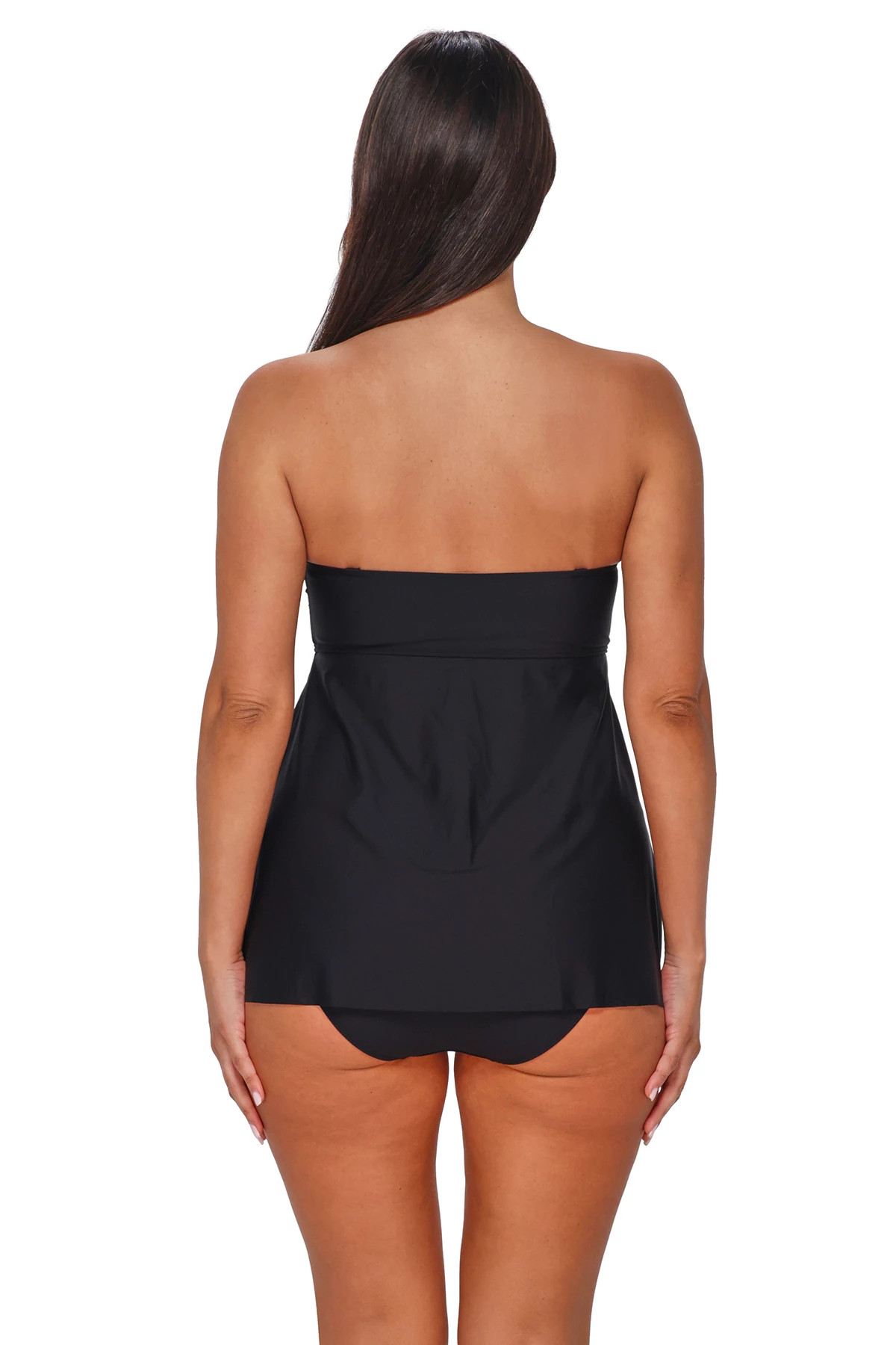 BLACK Molly Bandeau Tankini image number 4