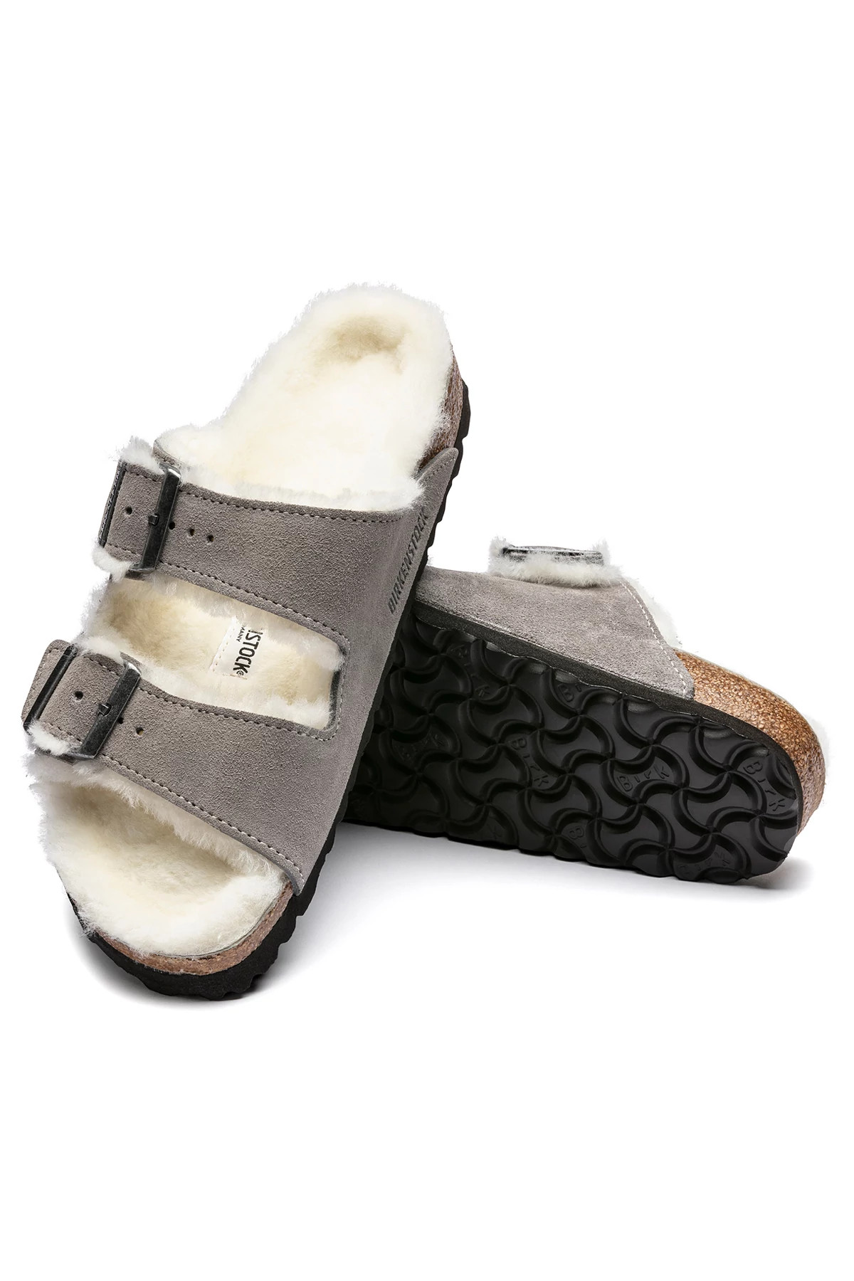 STONE COIN Arizona Shearling Sandals image number 3