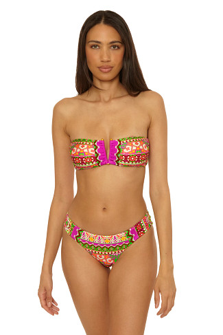 MULTI Brinley Bandeau Bikini Top