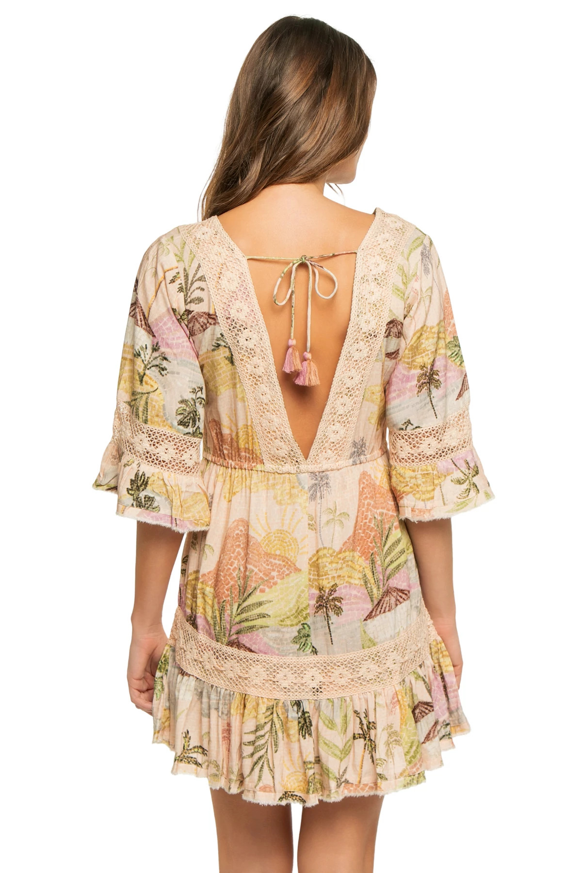 OASIS Crochet Mini Dress image number 2