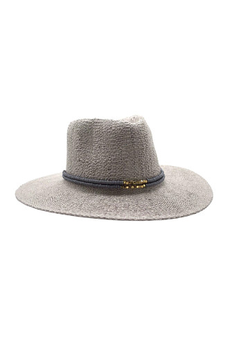 GREY Smokey Panama Hat