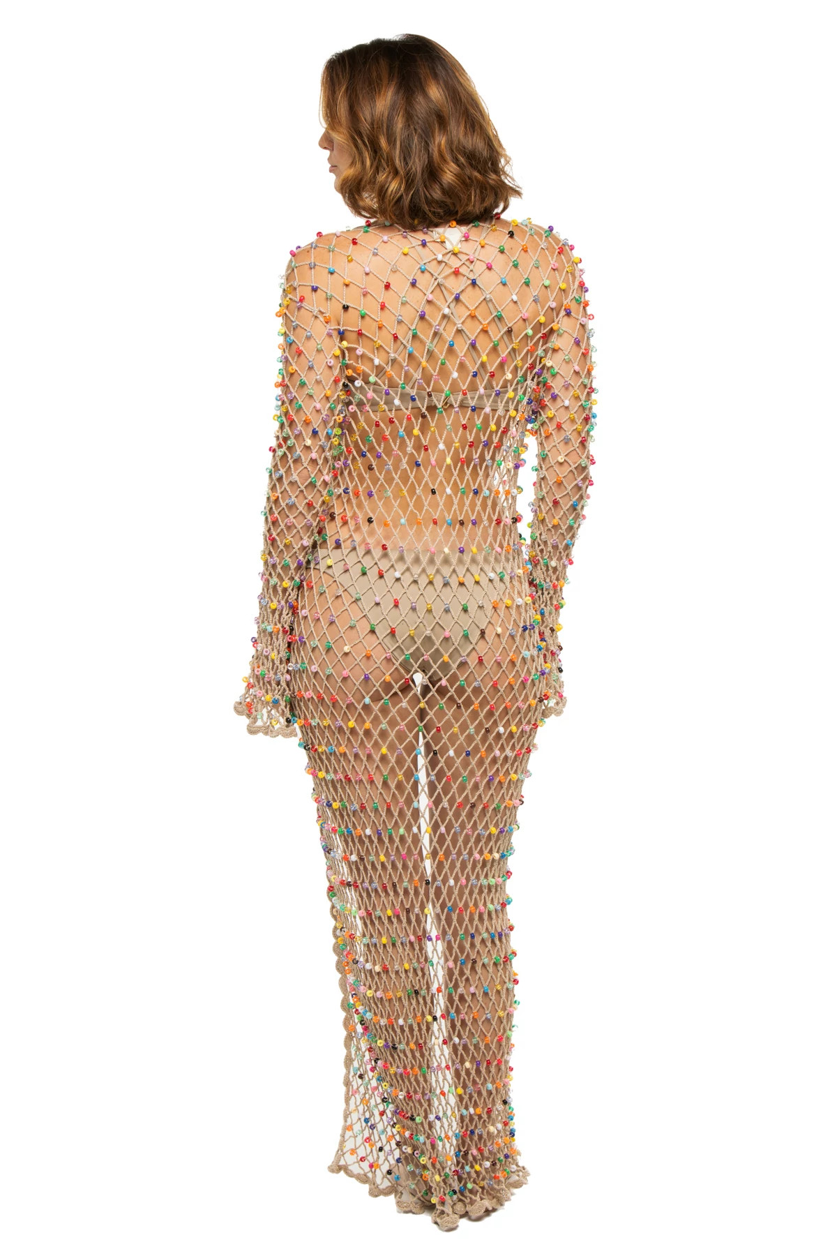 MULTI Deborah Crochet Kimono image number 2