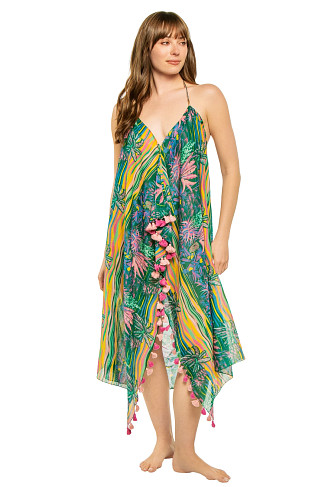 SUNSET VIBES Sunset Vibes Midi Cover Dress