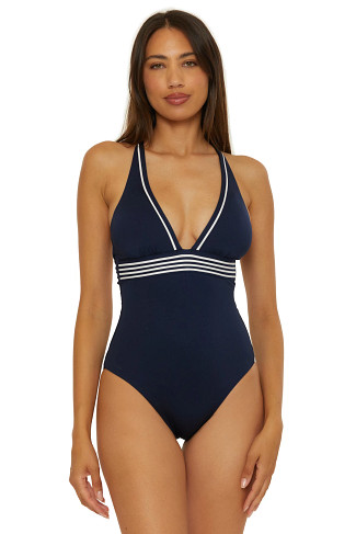 INK Plunge One Piece Swimsuit