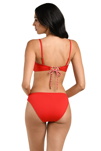 RUBY Mariner Blooms Bandeau Bikini Top