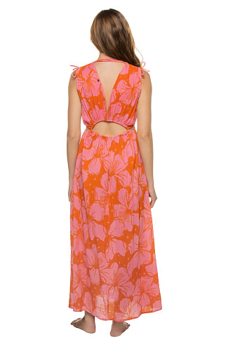 PINK/MULTI Aloha Maxi Dress